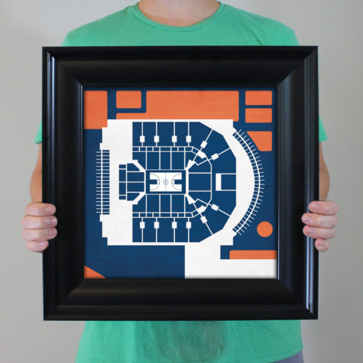 John Paul Jones Arena Map Art by City Prints - Image 4