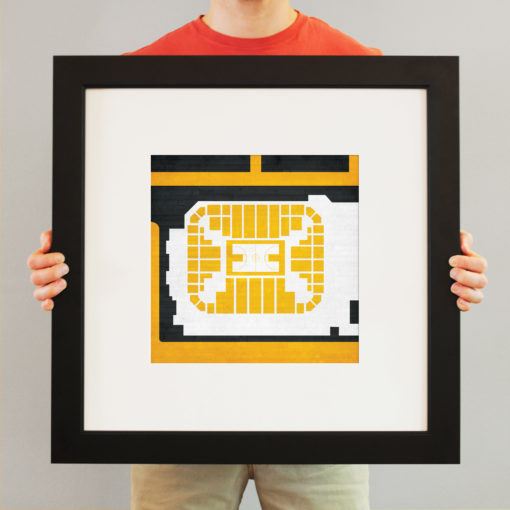Siegel Center Map Art by City Prints - Image 3