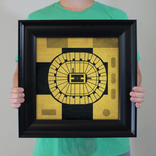 Lawrence Joel Veterans Memorial Coliseum Map Art by City Prints - Image 4