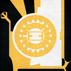 Charles Koch Arena Map Art by City Prints