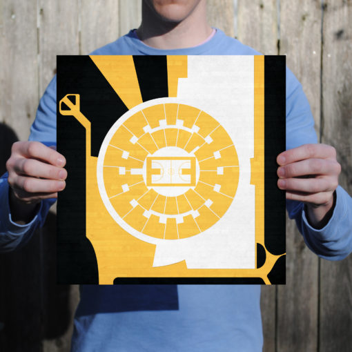 Charles Koch Arena Map Art by City Prints - Image 2