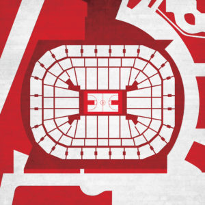 Kohl Center Map Art by City Prints