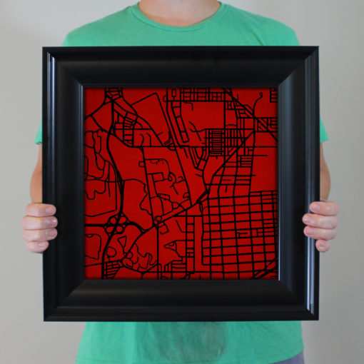 Catholic University of America Campus Map Art by City Prints - Image 5