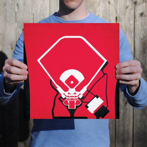 Tomlinson Stadium-Kell Field Map Art by City Prints - Image 2