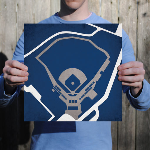 Shirley Povich Field Map Art by City Prints - Image 2