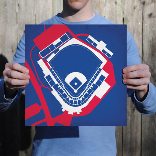 Swayzie Field Map Art by City Prints - Image 2