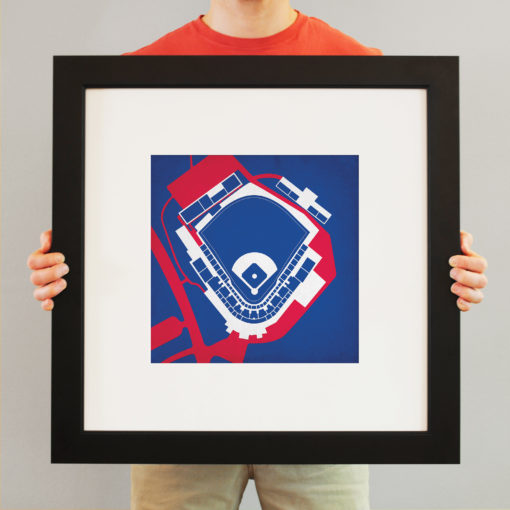 Swayzie Field Map Art by City Prints - Image 4