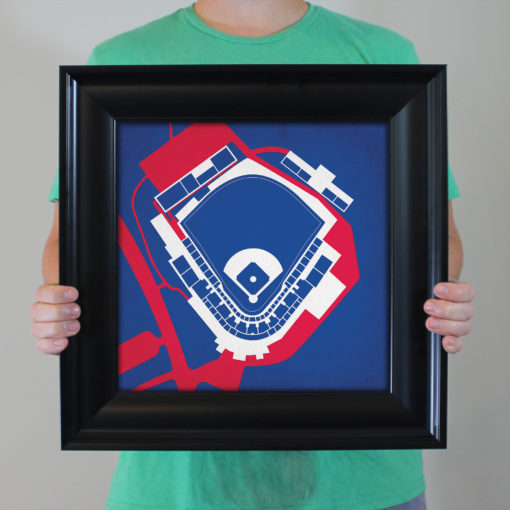 Swayzie Field Map Art by City Prints - Image 3