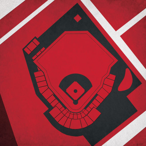 Founders Park Map Art by City Prints