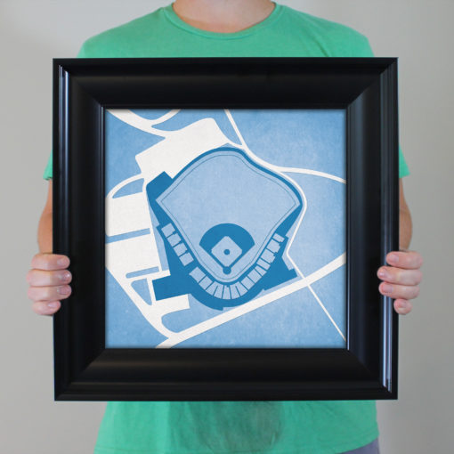 Boshamer Stadium Map Art by City Prints - Image 3