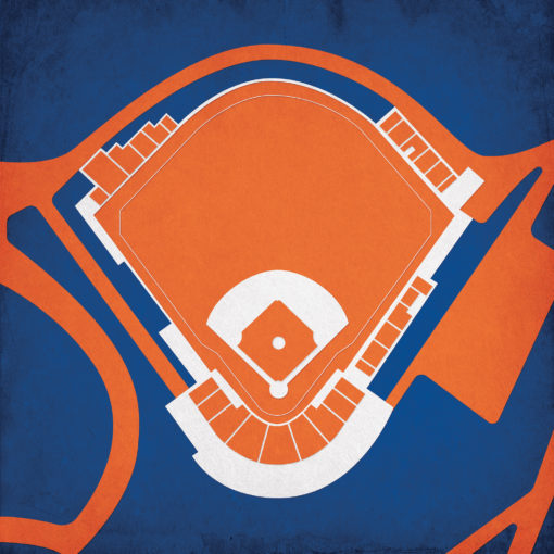 Davenport Field Map Art by City Prints