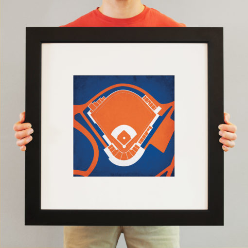 Davenport Field Map Art by City Prints - Image 4