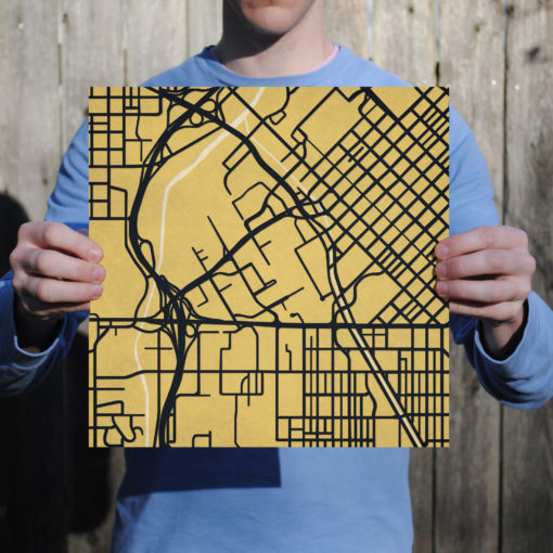 University of Colorado Denver Campus Map Art by City Prints - Image 3