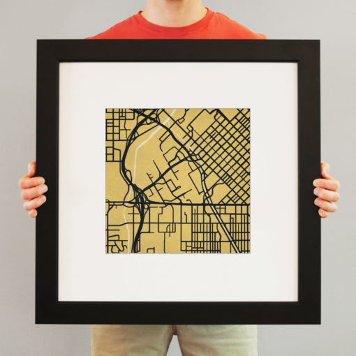 University of Colorado Denver Campus Map Art by City Prints - Image 4