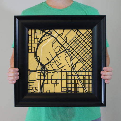 University of Colorado Denver Campus Map Art by City Prints - Image 5