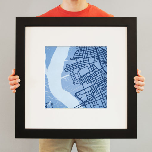 The Citadel, The Military College of South Carolina Campus Map Art by City Prints - Image 4