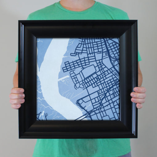The Citadel, The Military College of South Carolina Campus Map Art by City Prints - Image 5