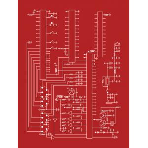 Atari 2600 Computer Schematic by City Prints