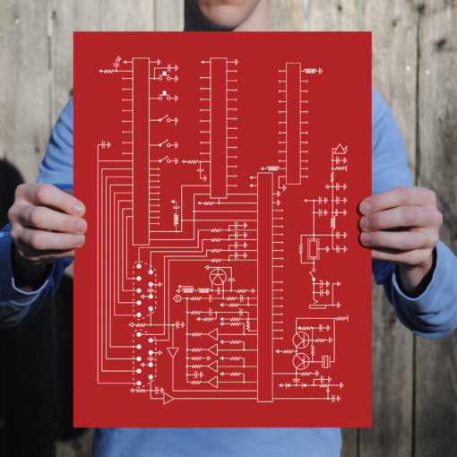 Atari 2600 Computer Schematic by City Prints - Image 2