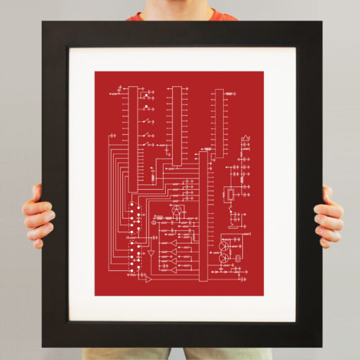 Atari 2600 Computer Schematic by City Prints - Image 3