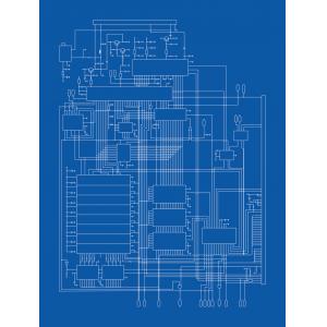 Commodore 64 Computer Schematic by City Prints