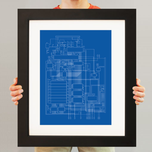 Commodore 64 Computer Schematic by City Prints - Image 3