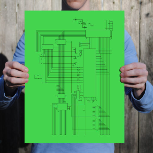 Dragon 32 Computer Schematic by City Prints - Image 2