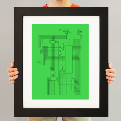 Dragon 32 Computer Schematic by City Prints - Image 3