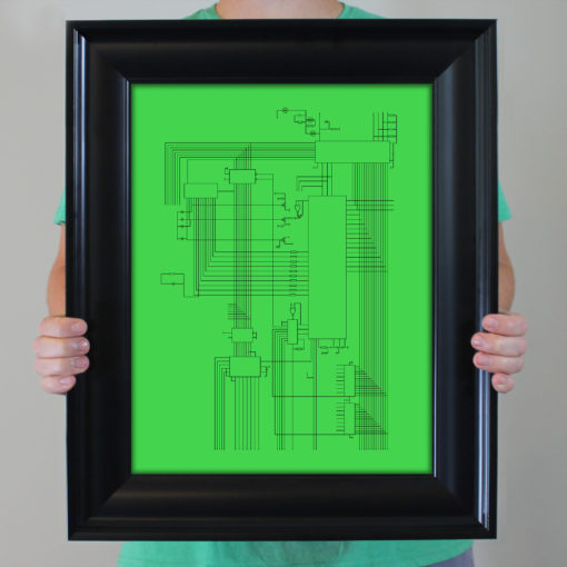 Dragon 32 Computer Schematic by City Prints - Image 4