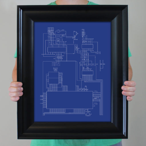 Sega Genesis Computer Schematic by City Prints - Image 4