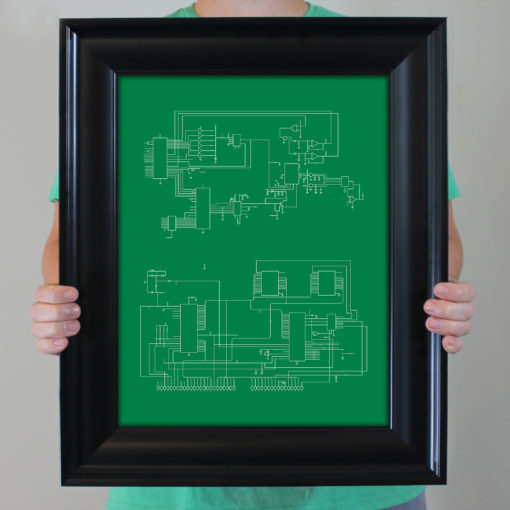 TRS-80 Computer Schematic by City Prints - Image 4