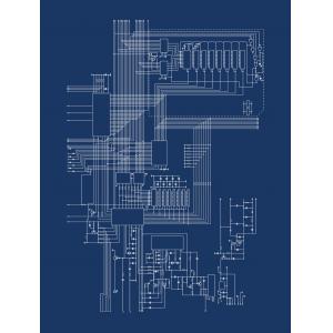 Zx Spectrum Computer Schematic by City Prints