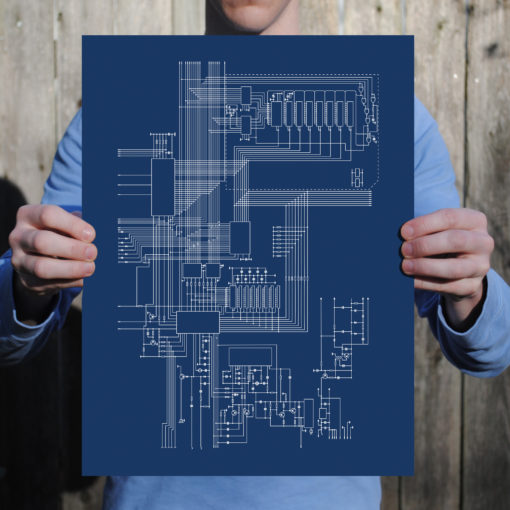 Zx Spectrum Computer Schematic by City Prints - Image 2
