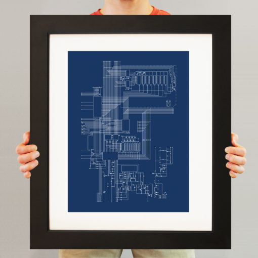 Zx Spectrum Computer Schematic by City Prints - Image 3