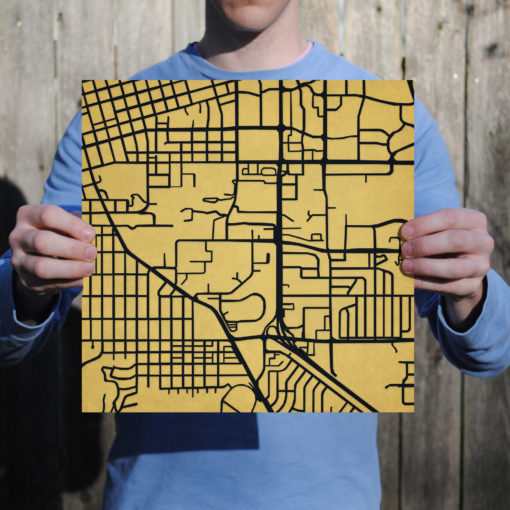 University of Colorado Boulder Campus Map Art by City Prints - Image 3