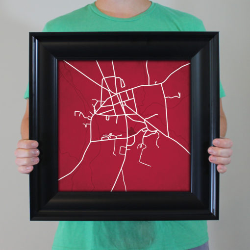 Colgate University Campus Map Art by City Prints - Image 5