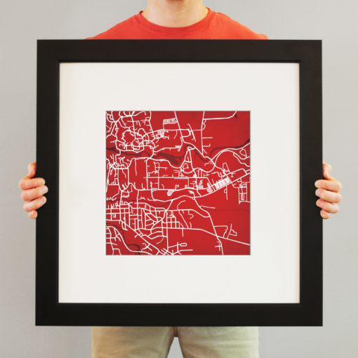 Cornell Univesity Campus Map Art by City Prints - Image 4