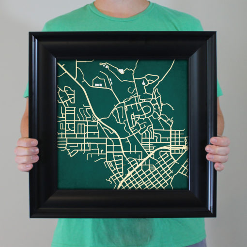 California Polytechnic State University Campus Map Art by City Prints - Image 5