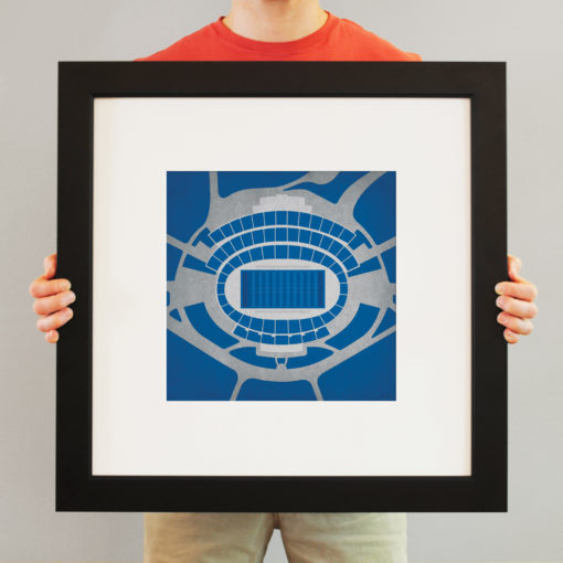 Falcon Stadium Map Art by City Prints - Image 3