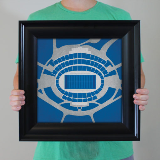 Falcon Stadium Map Art by City Prints - Image 4