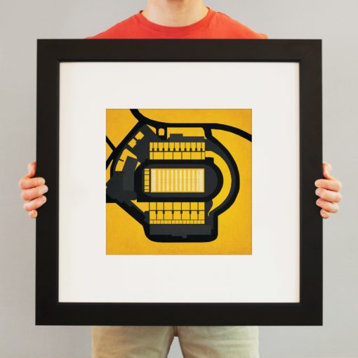 Kidd Brewer Stadium Map Art by City Prints - Image 3