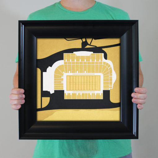 Michie Stadium Map Art by City Prints - Image 4