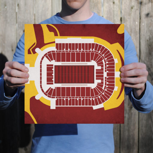 Sun Devil Stadium Map Art by City Prints - Image 2