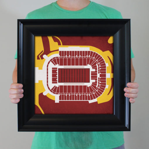Sun Devil Stadium Map Art by City Prints - Image 4