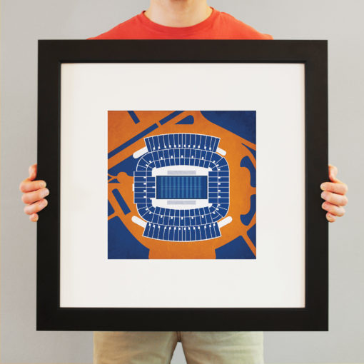 Jordan-Hare Stadium Map Art by City Prints - Image 3