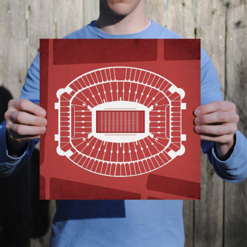 Bryant-Denny Stadium Map Art by City Prints - Image 2