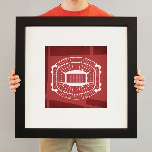 Bryant-Denny Stadium Map Art by City Prints - Image 3