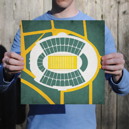 Floyd Casey Stadium Map Art by City Prints - Image 2