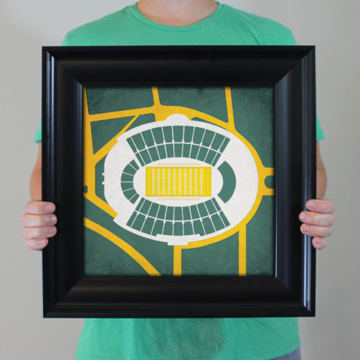 Floyd Casey Stadium Map Art by City Prints - Image 4