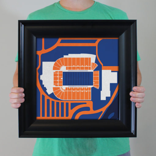 Albertsons Stadium Map Art by City Prints - Image 4